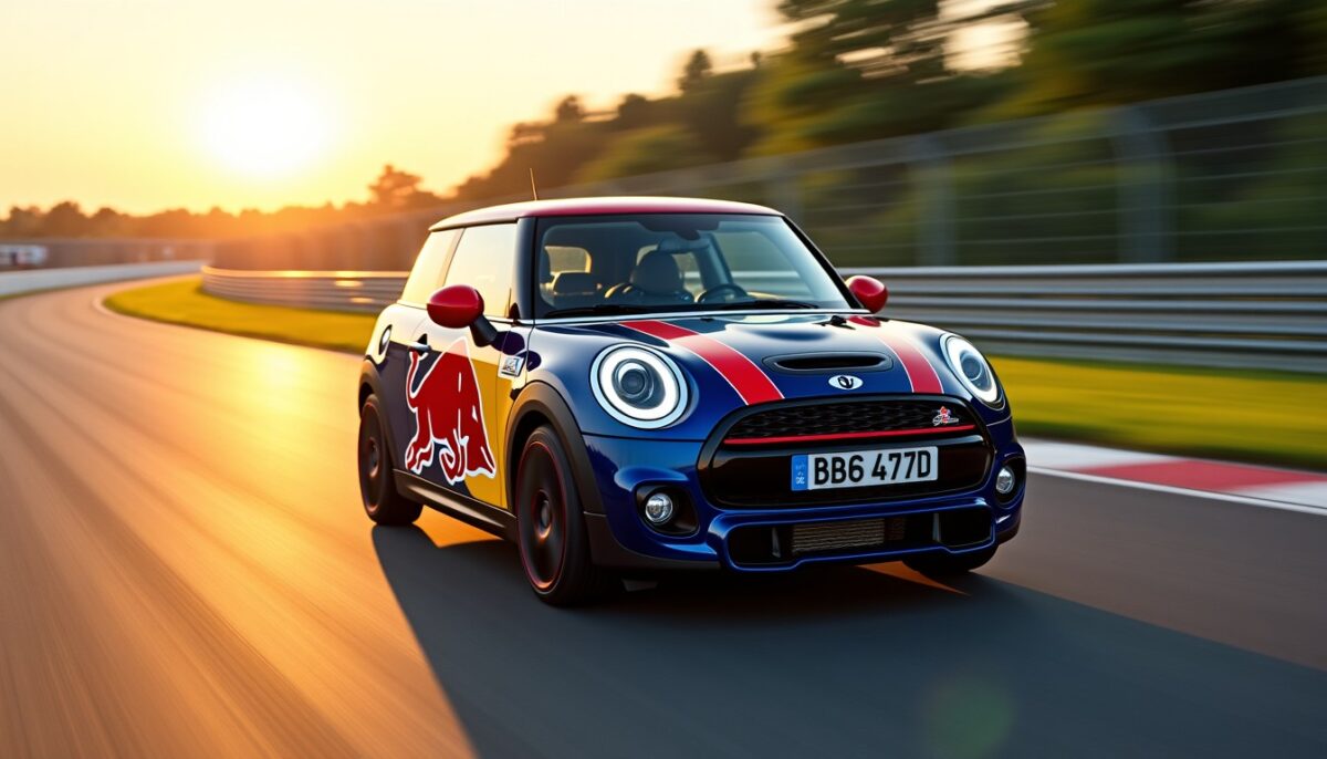 La saga légendaire de la Mini Cooper Red Bull : des circuits mythiques à l'icône incontournable
